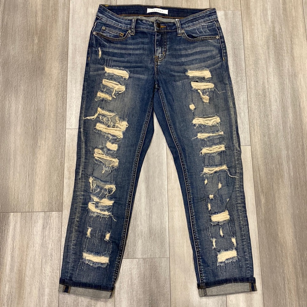 Eunina Sexy Boyfriend Low Rise Crop
